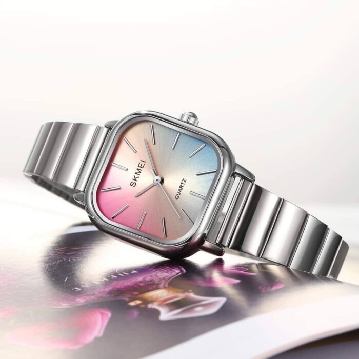 SKMEI - 2190 - Female Waterproof Luxury Stainless Steel - silver - Image 5