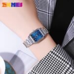 Skmei - 2237 - Women Stainless Steel Quartz - silver/blue - Image 3