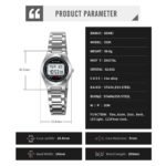 SKMEI - 2334 - Women Digital Stainless Steel Watch - silver - Image 5