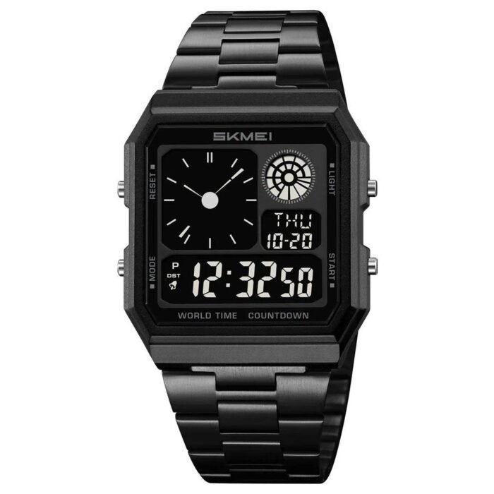 Skmei - 2353 - World Digital Electronic Watch - black/black - Image 4