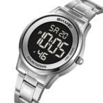 SKMEI - 2425 - Digital Classic Gents Digital Stainless Steel Watch - silver/black