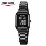 SKMEI - 2493 - Women Digital Stainless Steel Watch - black/black - Image 2