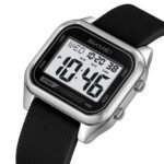 SKMEI - 2496 - High Quality Luxury Watch - Silver/Black
