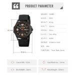 SKMEI - 9315 - Casual Nylon Strap Men’s Watch - black/black - Image 7