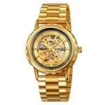 SKMEI - M035 - High Quality Mechanical Watch - gold-steel - Image 2