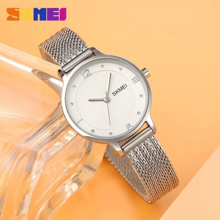 SKMEI - 1874 - Women Stainless Steel Quartz Watch - silver - Image 4