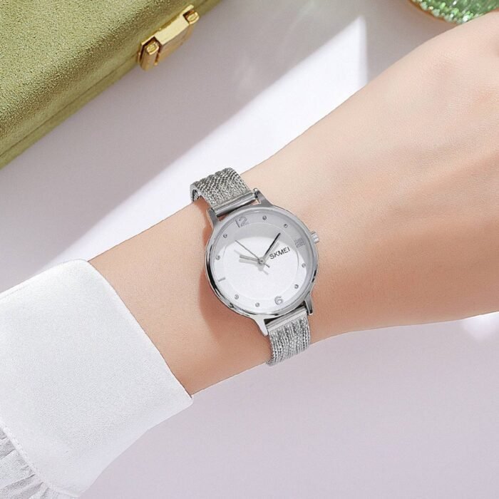 SKMEI - 1874 - Women Stainless Steel Quartz Watch - silver - Image 3