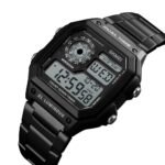 Skmei - 1335 - Digital Sports Countdown Waterproof Watch - Black - Image 2