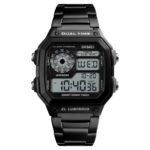 Skmei - 1335 - Digital Sports Countdown Waterproof Watch - Black