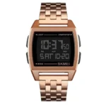 SKMEI - 1368 - Digital Electronic Male Clock Military Sports Watch - rose gold