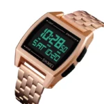 SKMEI - 1368 - Digital Electronic Male Clock Military Sports Watch - rose gold - Image 4