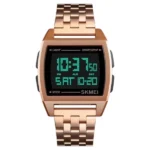 SKMEI - 1368 - Digital Electronic Male Clock Military Sports Watch - rose gold - Image 3