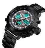 SKMEI - 1515 - Professional Double Display Quartz Watch - black - Image 4