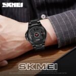 SKMEI - 1699 - Special Dial Quartz Wrist Watch - black - Image 3