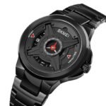 SKMEI - 1699 - Special Dial Quartz Wrist Watch - black - Image 2