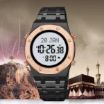 SKMEI - 2043 - Qibla Azan Time Reminder Prayer Watch - rosegold/white-black - Image 3