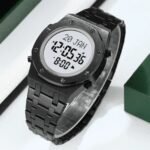SKMEI - 2043 - Qibla Azan Time Reminder Prayer Watch - black/white - Image 3
