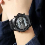 Skmei - 2049 - Multifunctional Waterproof Watch - Black/White - Image 4