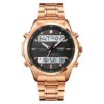 Skmei - 2049 - Multifunctional Waterproof Watch - rose gold/white