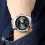 Skmei - 2049 - Multifunctional Waterproof Watch - Silver/Black - Image 4