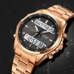 Skmei - 2049 - Multifunctional Waterproof Watch - rose gold/white - Image 2