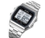 SKMEI - 2113 - Qibla Azan Time Reminder Prayer Watch - silver-white - Image 3