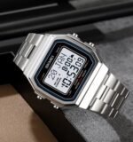 SKMEI - 2113 - Qibla Azan Time Reminder Prayer Watch - silver-white - Image 2