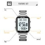 SKMEI - 2135 - Qibla Azan Time Reminder Prayer Watch - silver - Image 5