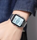 SKMEI - 2135 - Qibla Azan Time Reminder Prayer Watch - silver - Image 4