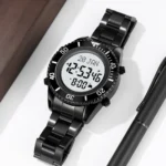 SKMEI - 2141 - Qibla Azan Time Reminder Prayer Watch - black - Image 2