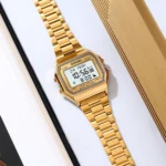 SKMEI - 2194 - Qibla Azan Time Reminder Prayer Watch - gold - Image 2