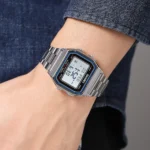 SKMEI - 2194 - Qibla Azan Time Reminder Prayer Watch - silver - Image 3