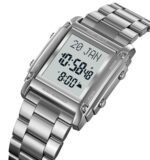 SKMEI - 2277 - Qibla Azan Time Reminder Prayer Watch - silver - Image 2