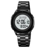 SKMEI - 2300 - Qibla Azan Time Reminder Prayer Watch - black - Image 2