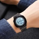 SKMEI - 2300 - Qibla Azan Time Reminder Prayer Watch - black - Image 4