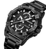 SKMEI - 2399 - Analog Multifunction Watch for Men with Stopwatch - Black