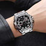 SKMEI - 2416 - Dual Display Sports Watch - silver - Image 3