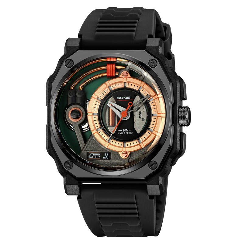 2533-4.jpeg SKMEI - 2533 - Luxurious Creative Gentleman Business Boutique Dial Quartz Watch - black/black - Image 1