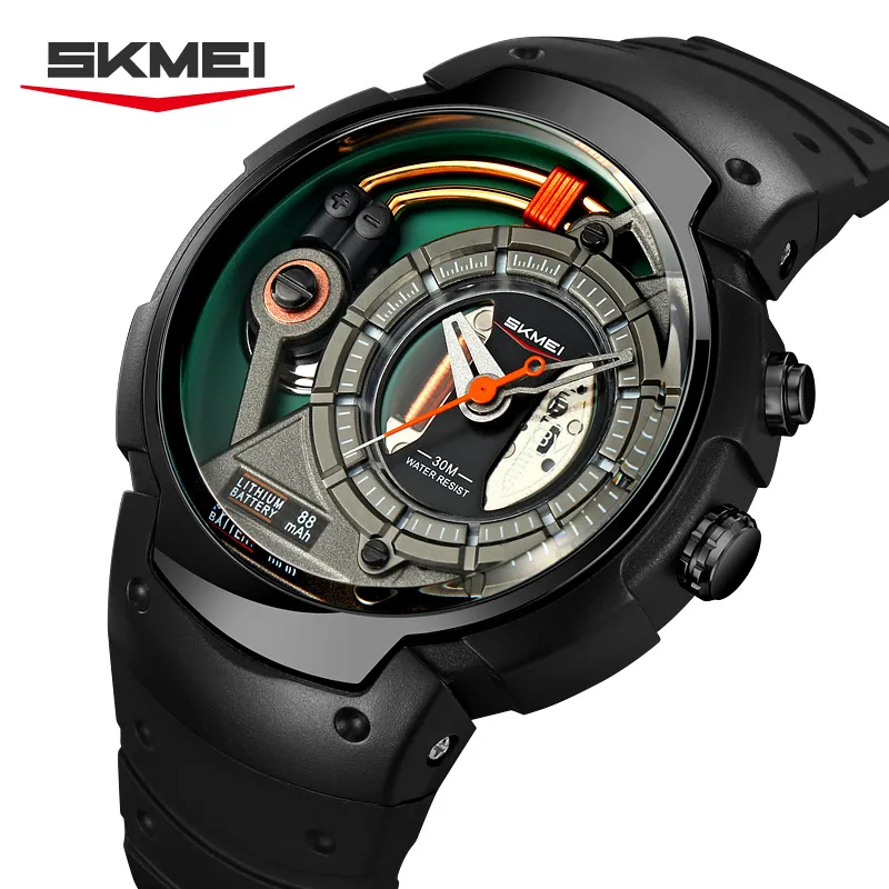 2535-11.webp SKMEI - 2535 - Gents Quartz Watch - black - Image 1