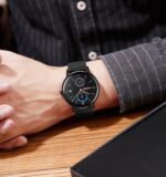 SKMEI - 9182 - Premium Minimalist Mesh Watch - black - Image 3