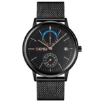 SKMEI - 9182 - Premium Minimalist Mesh Watch - black