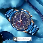 SKMEI - 9192 - Premium Chronograph Analog Watch - blue - Image 3