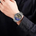 SKMEI - 9194 - Automatic Skeleton Machine - silver - Image 5