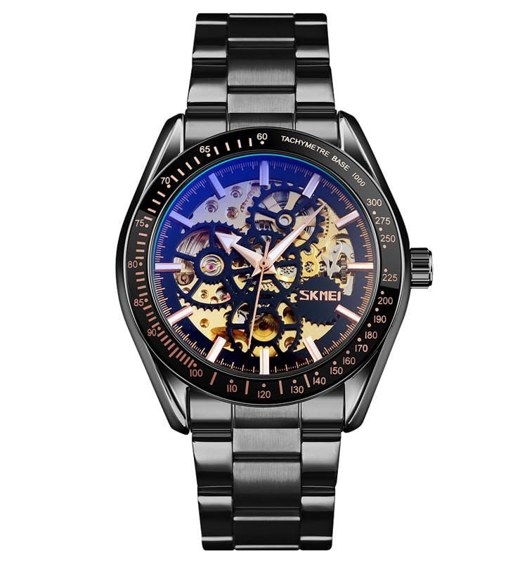 9194-9.jpeg SKMEI - 9194 - Automatic Skeleton Machine - black - Image 1