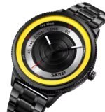 SKMEI - 9267 - Camera Lens Inspired Unique Wristwatch - yellow - Image 2