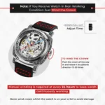 SKMEI - 9271 - Premium Automatic Skeleton Watch - red - Image 2