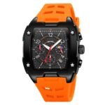 SKMEI - 9345 - Multifunctional Chronograph Quartz Watch - orange - Image 2