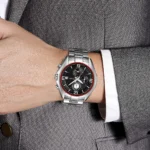 SKMEI - 9346 - Sport Chronograph Quartz Stainless Steel Watch - black - Image 3