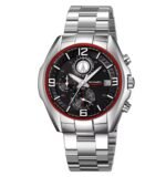 SKMEI - 9346 - Sport Chronograph Quartz Stainless Steel Watch - black