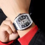 SKMEI - M033 - Phantom Automatic Skeleton Watch - silver - Image 3